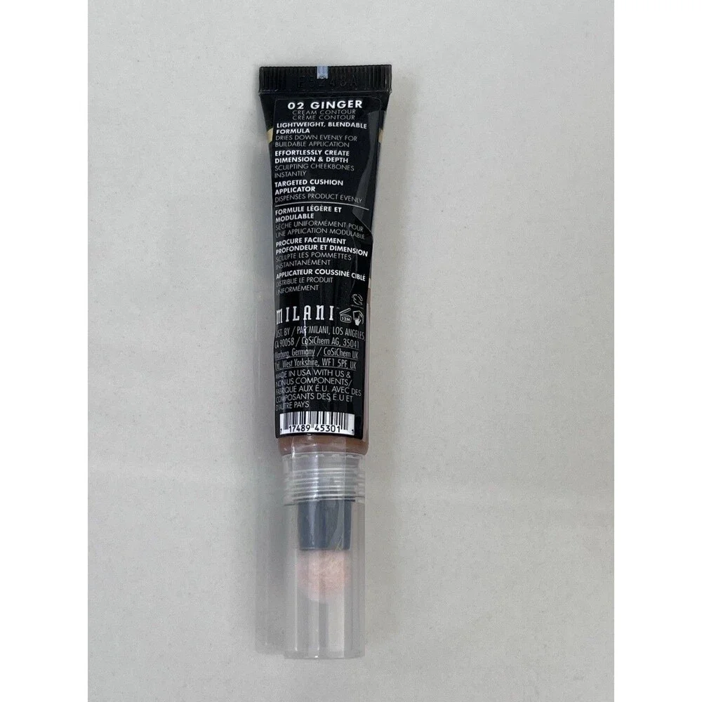 Milani Liquid Contour Conceal + Perfect, #02 Ginger  0.2 fl oz 8ml New Sealed